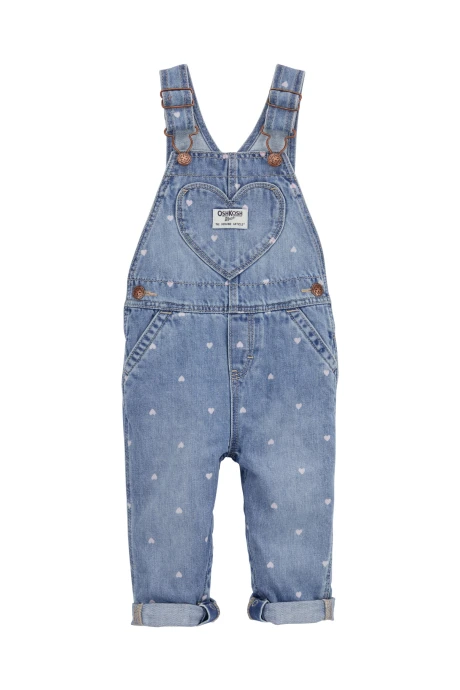 Enterito jean diseño corazones. Talles 3-24M Enterito jean diseño corazones. Talles 3-24M