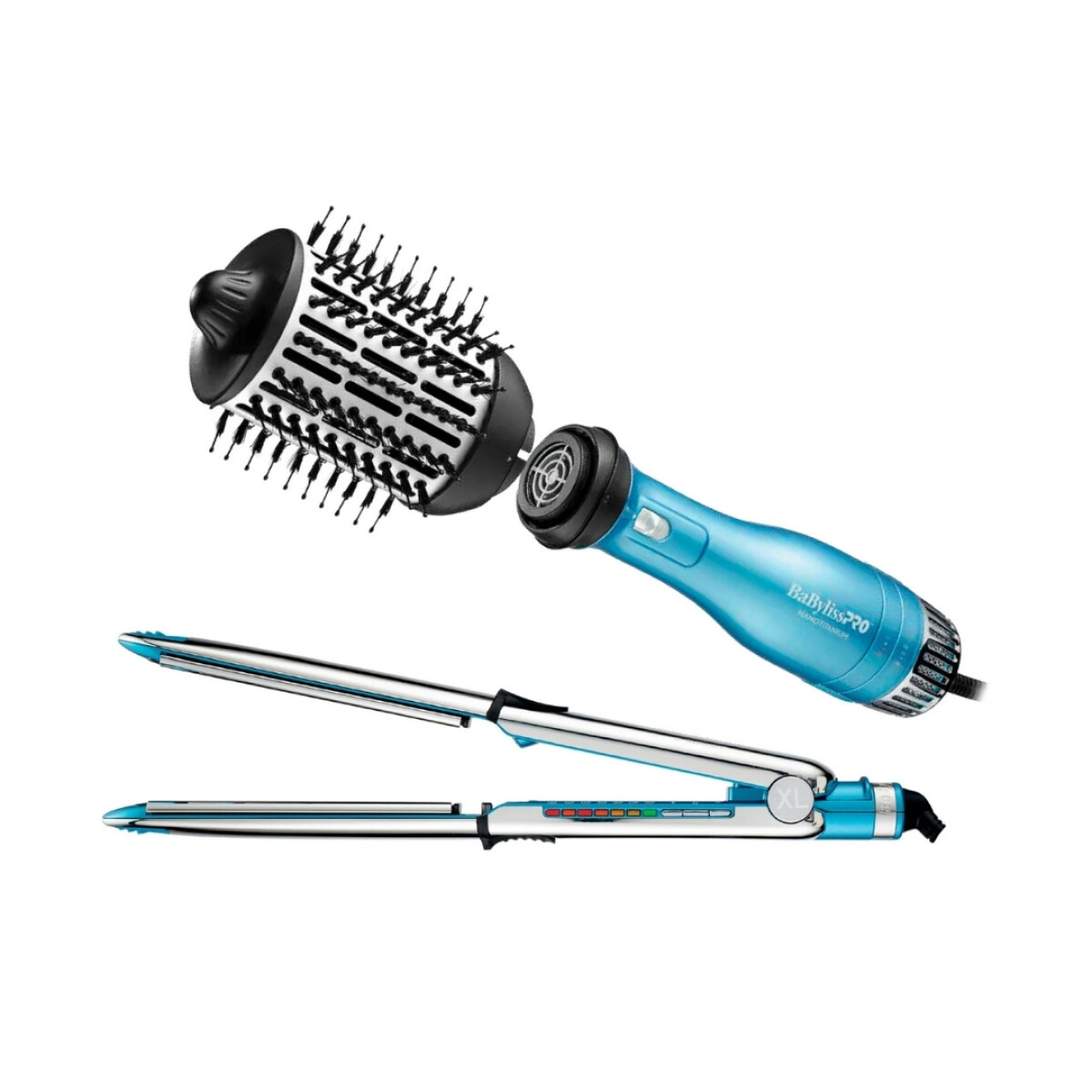 COMBO BABYLISS NEW OPTIMA XL +HOT AIR BRUSH DETACHABLE BNTPP91 - Unica 