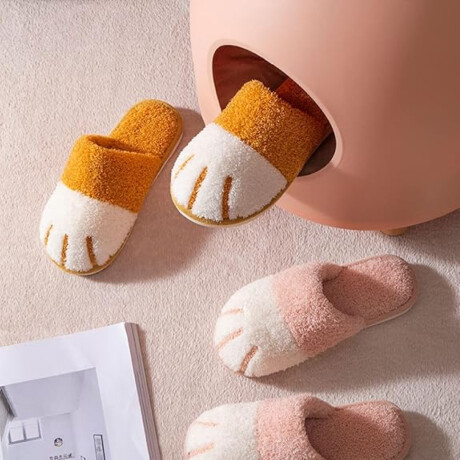 Pantufla gatito Marron