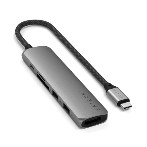 Satechi Multipuerto 6-en-1 USB-C - Space Grey Satechi Multipuerto 6-en-1 USB-C - Space Grey