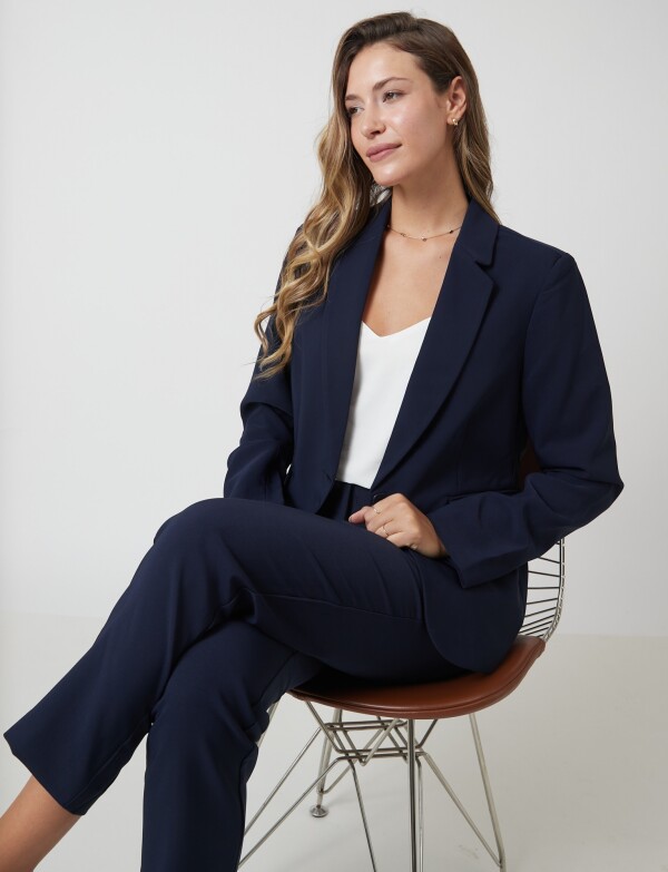 Blazer Sastrero Slim AZUL