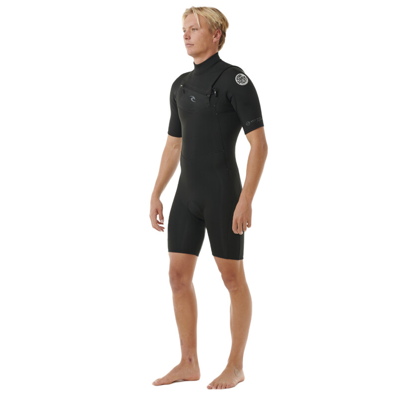 Traje Rip Curl Dawn Patrol 2/2 Chest Zip Spring - Negro Traje Rip Curl Dawn Patrol 2/2 Chest Zip Spring - Negro