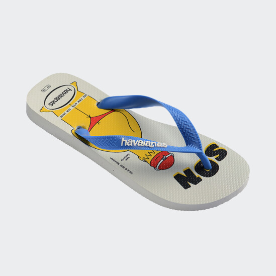 Ojotas Havaianas Simpsons Blanco