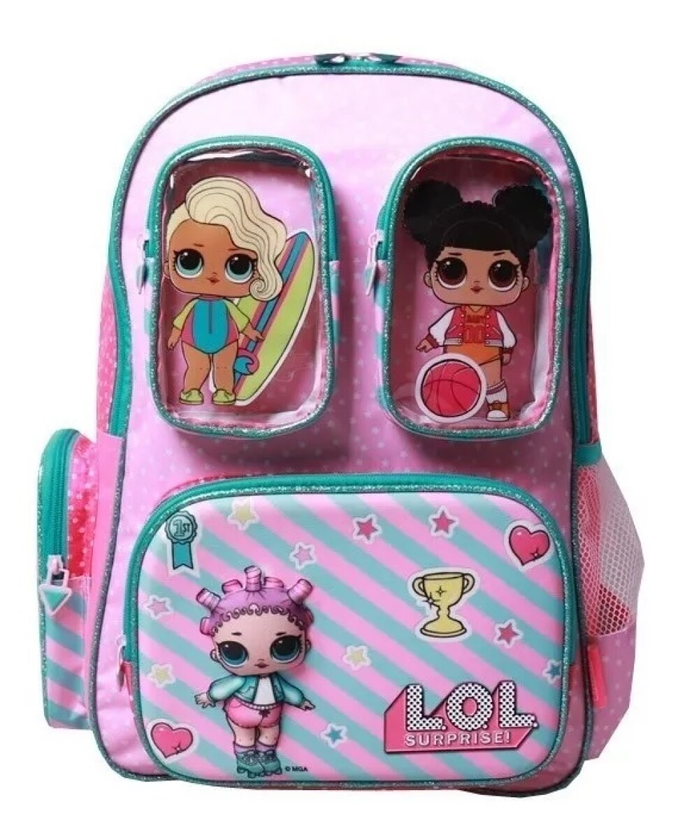 Mochila Lol 14bb 3 D Termoformada 18 Pulgadas 