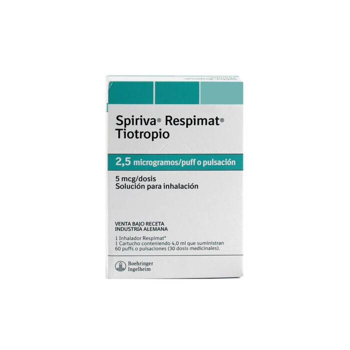 SPIRIVA RESPIMAT AEROSOL FR. X 4 ML. única
