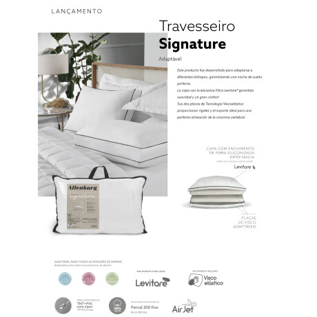 ALMOHADA VISCOELASTICA BLANCO SIGNATURE