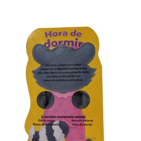 Libro Marioneta ¨Hora de Dormir¨