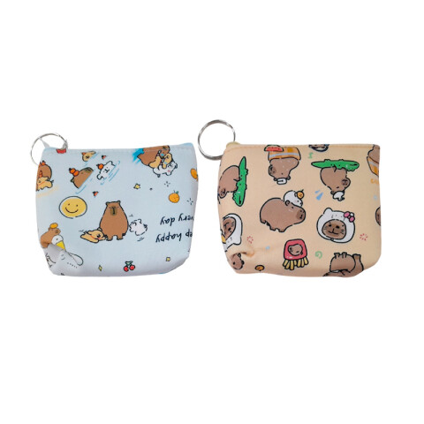 Monedero estampado capibara Monedero Estampado Capibara