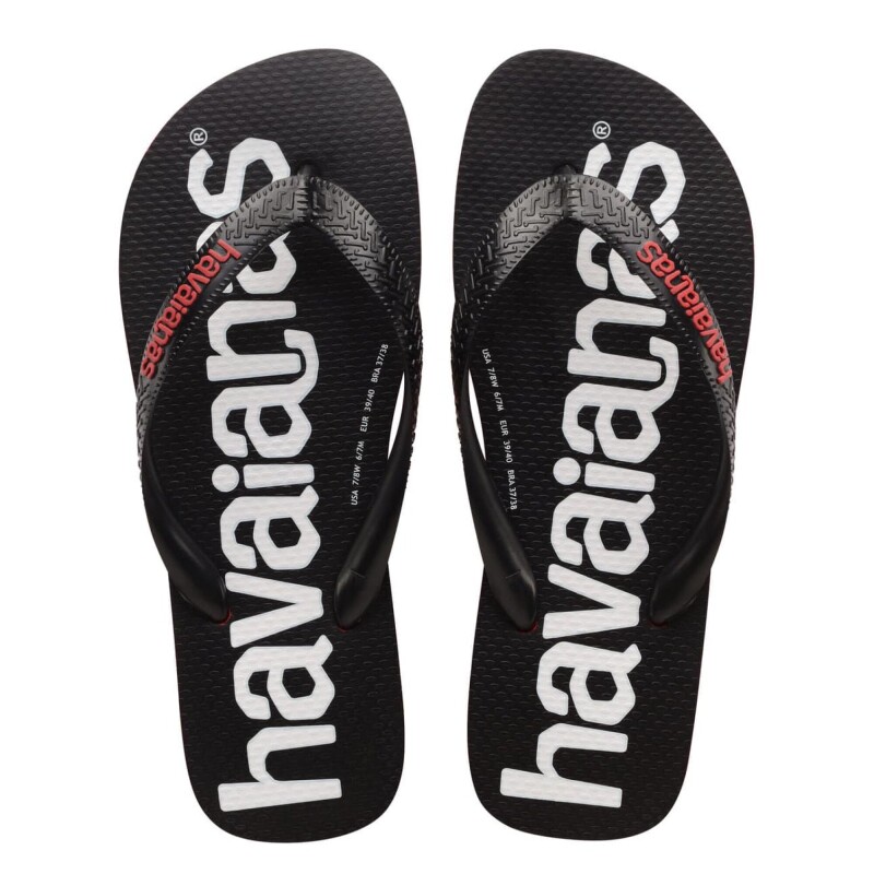 Sandalias de Hombre Havaianas TOP Logomania Rojo Rubi