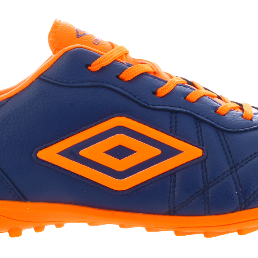 Championes de Fútbol 5 Hombre Umbro Touch TF Azul - Anaranjado