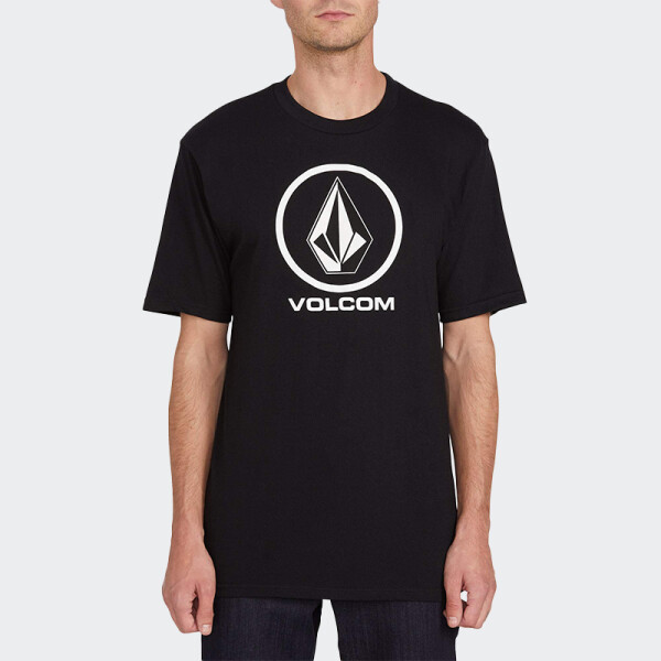 Remera Volcom Circle Stone Negro