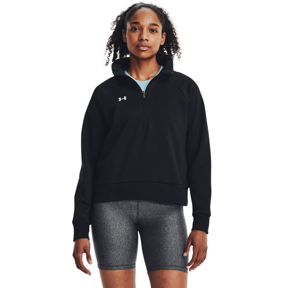 UA Rival Fleece HZ-BRN - BLK-001 
