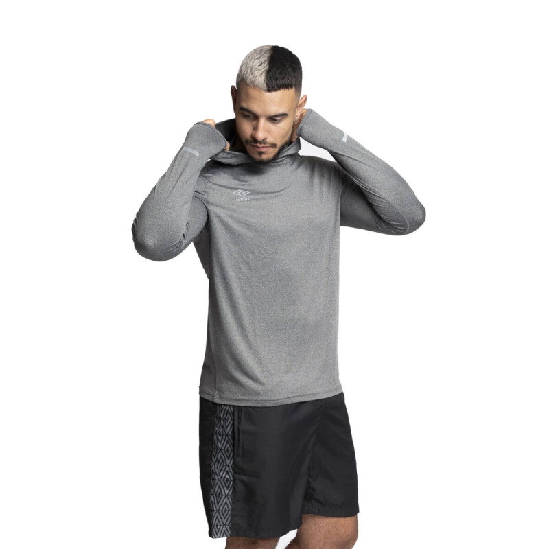 Buzo de Hombre Umbro Spandex c/capucha Gris
