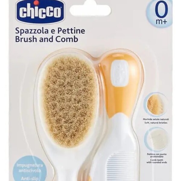 Cepillo y peine CHICCO amarillo