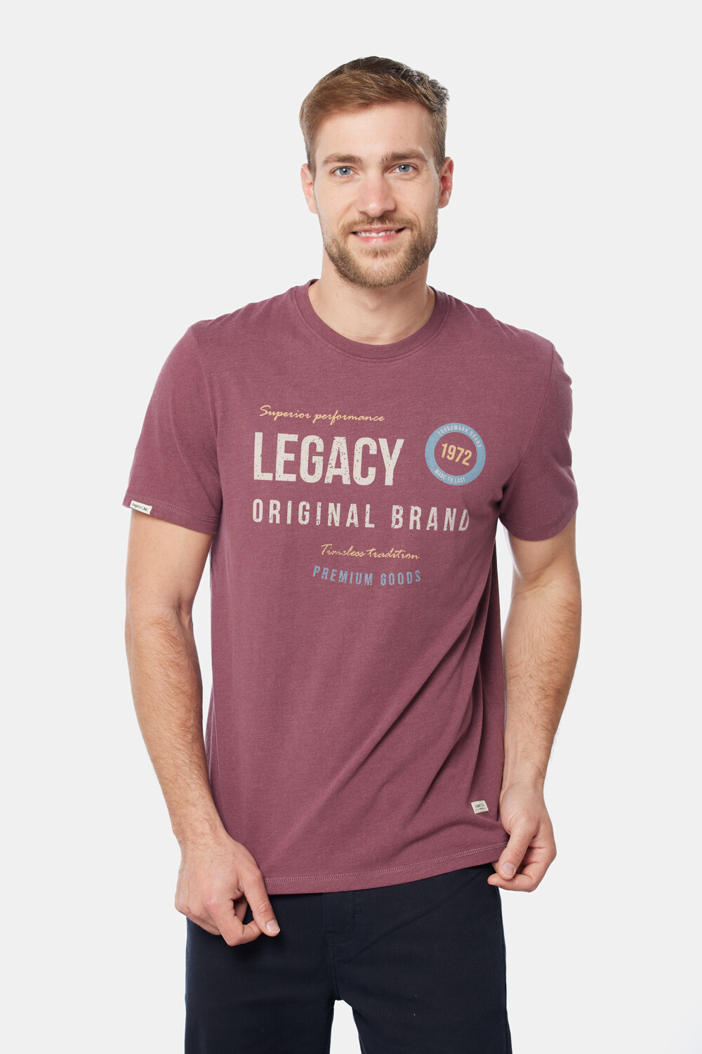 REMERA ESTAMPADA Bordo