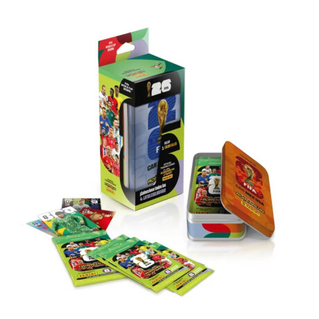 Tin box Cartas Adrenalyn Mundial 2026 Classic