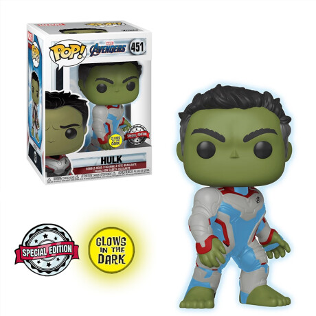 Pop (Glows in the Dark) & Tees Avengers Endgame Hulk Talle M Pop (Glows in the Dark) & Tees Avengers Endgame Hulk Talle M