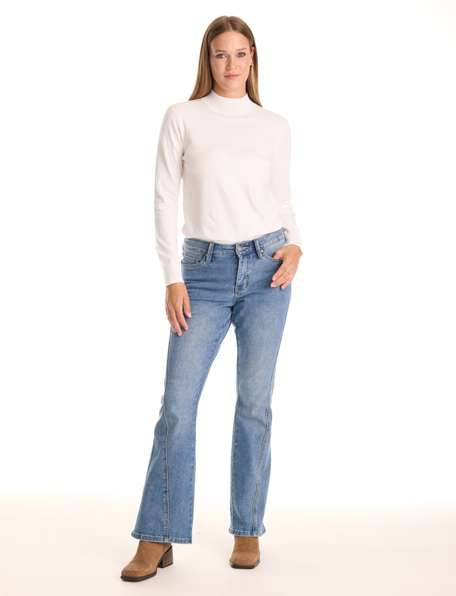Jean Bootcut Costura Frontal - Jean 