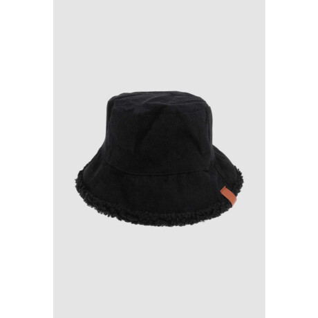 Bucket gema forrado dama Negro