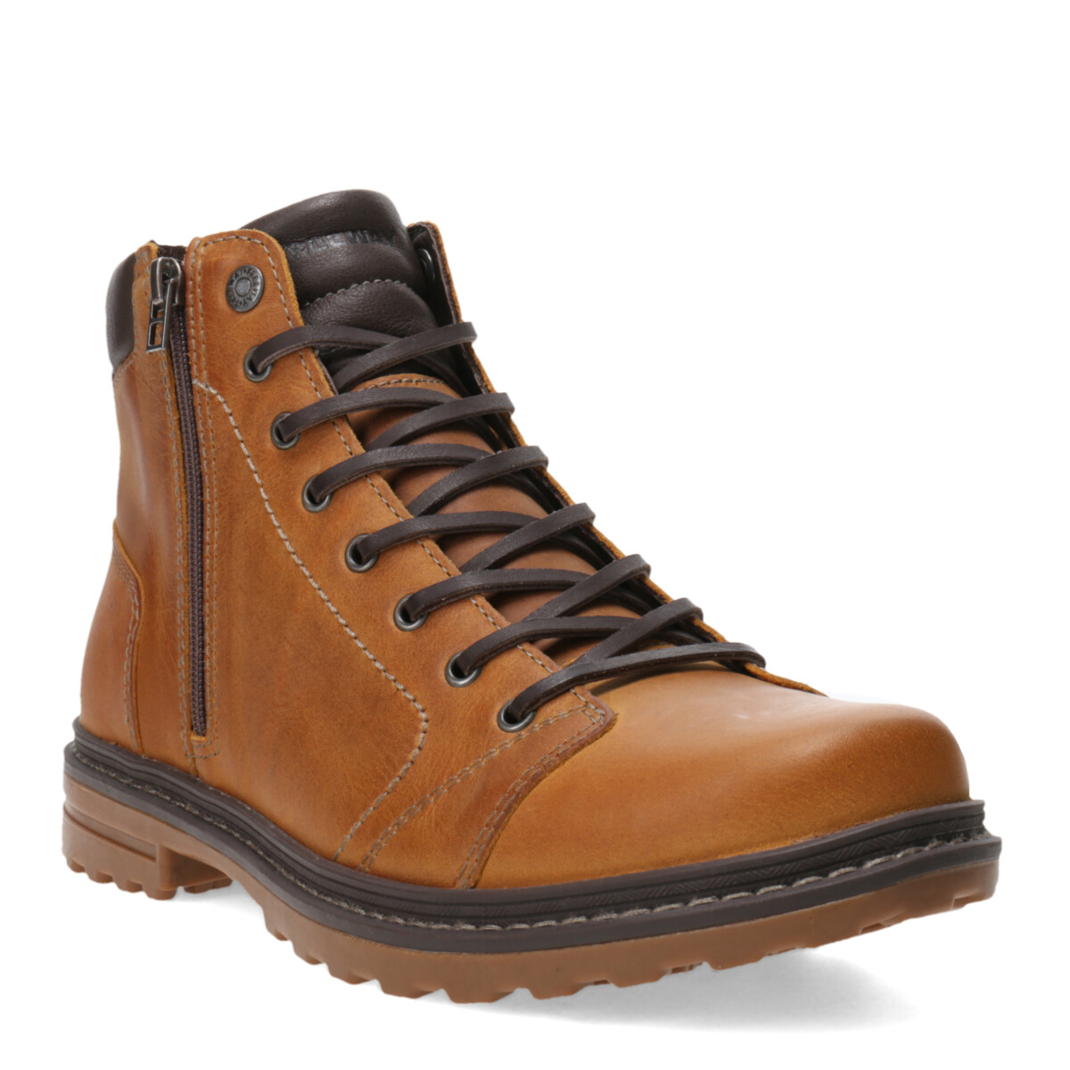 Bota de Mujer Freeway Avril Casual - Marrón Marrón Camel (Cuero Graso) 