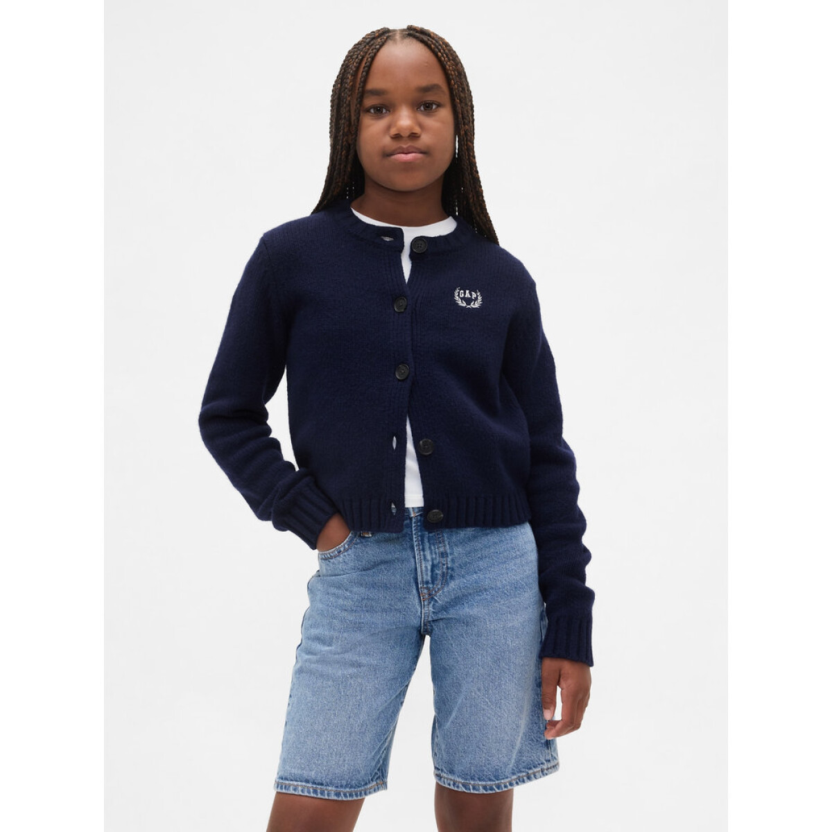 FRCH LOGO CARDI - NAVY UNIFORM 