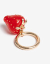 Llavero Strass Llavero Y Bag Charm Frutilla - Combinacion Bicolor