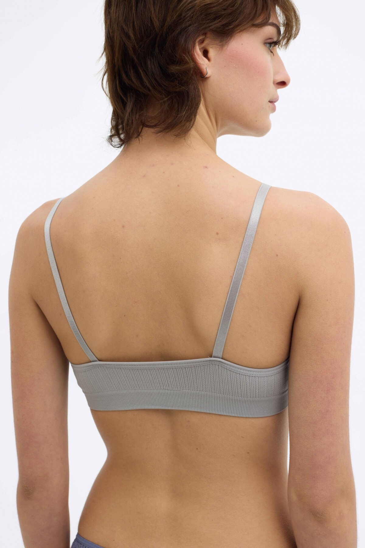 Bralette Flora Gris Claro