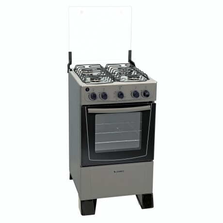 Cocina JAMES C 105 B A Gas Cuatro Hornallas Tapa De Vidrio - Titanium Cocina JAMES C 105 B A Gas Cuatro Hornallas Tapa De Vidrio - Titanium