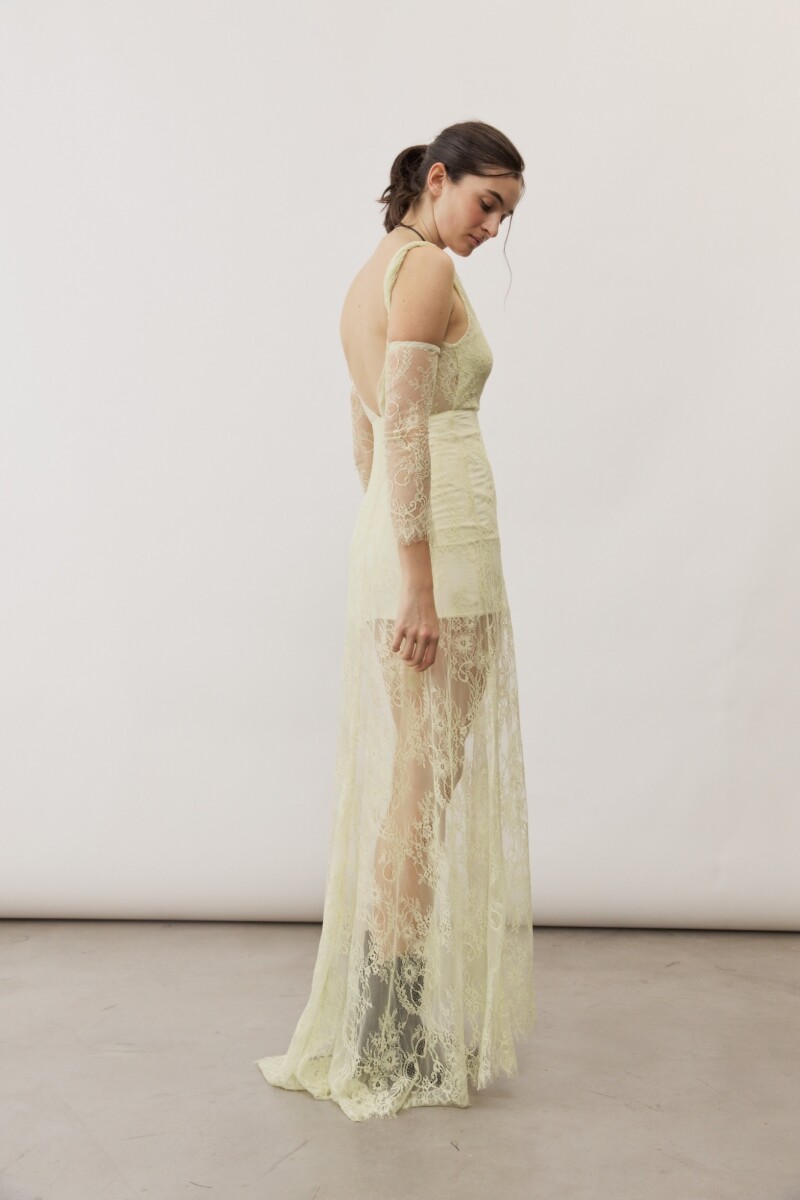 Vestido Rosel VERDE LIMA