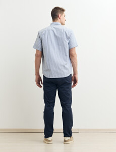 012676 CAMISA HARRY Azul Osc/bla