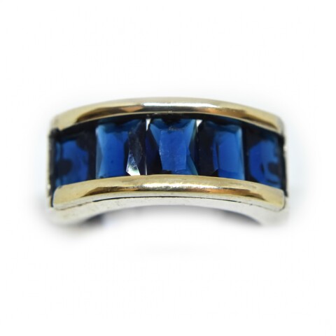 Anillo en Oro y Plata 925 con Zirconias Anillo en Oro y Plata 925 con Zirconias