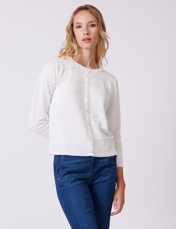Cardigan Basico CRUDO
