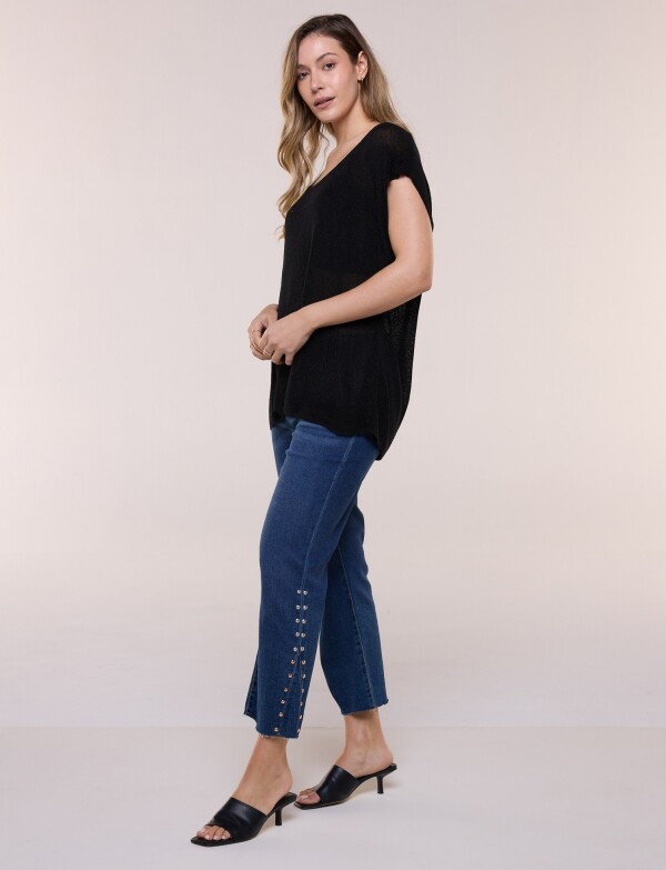 Blusa Lurex NEGRO