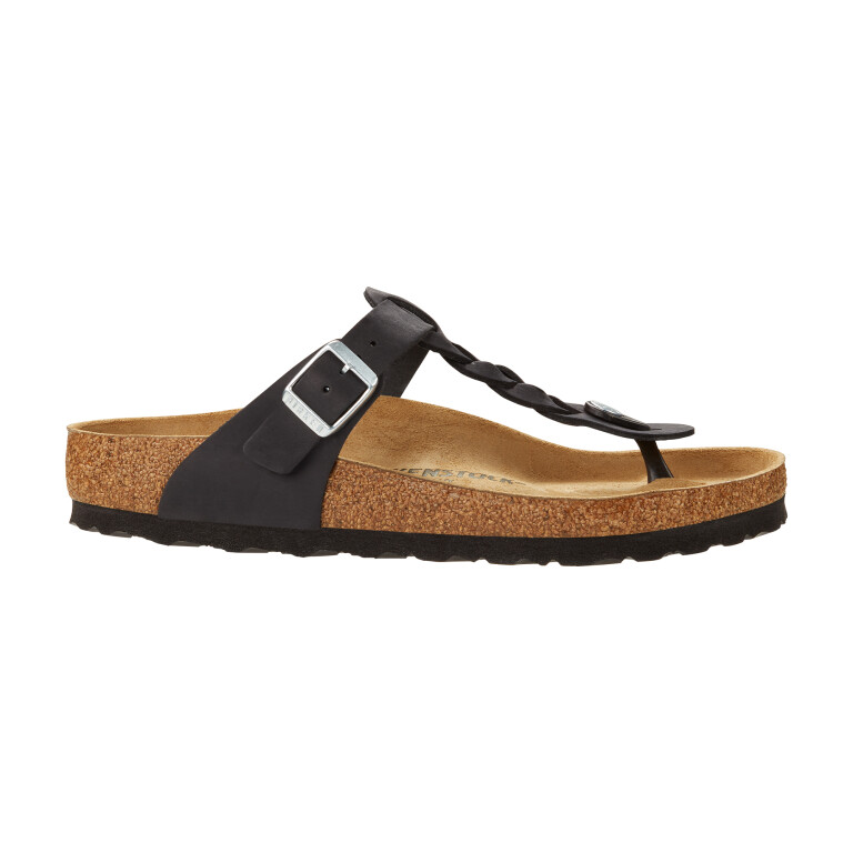 Sandalia Gizeh Braided LEOI Black - Estrecho Black