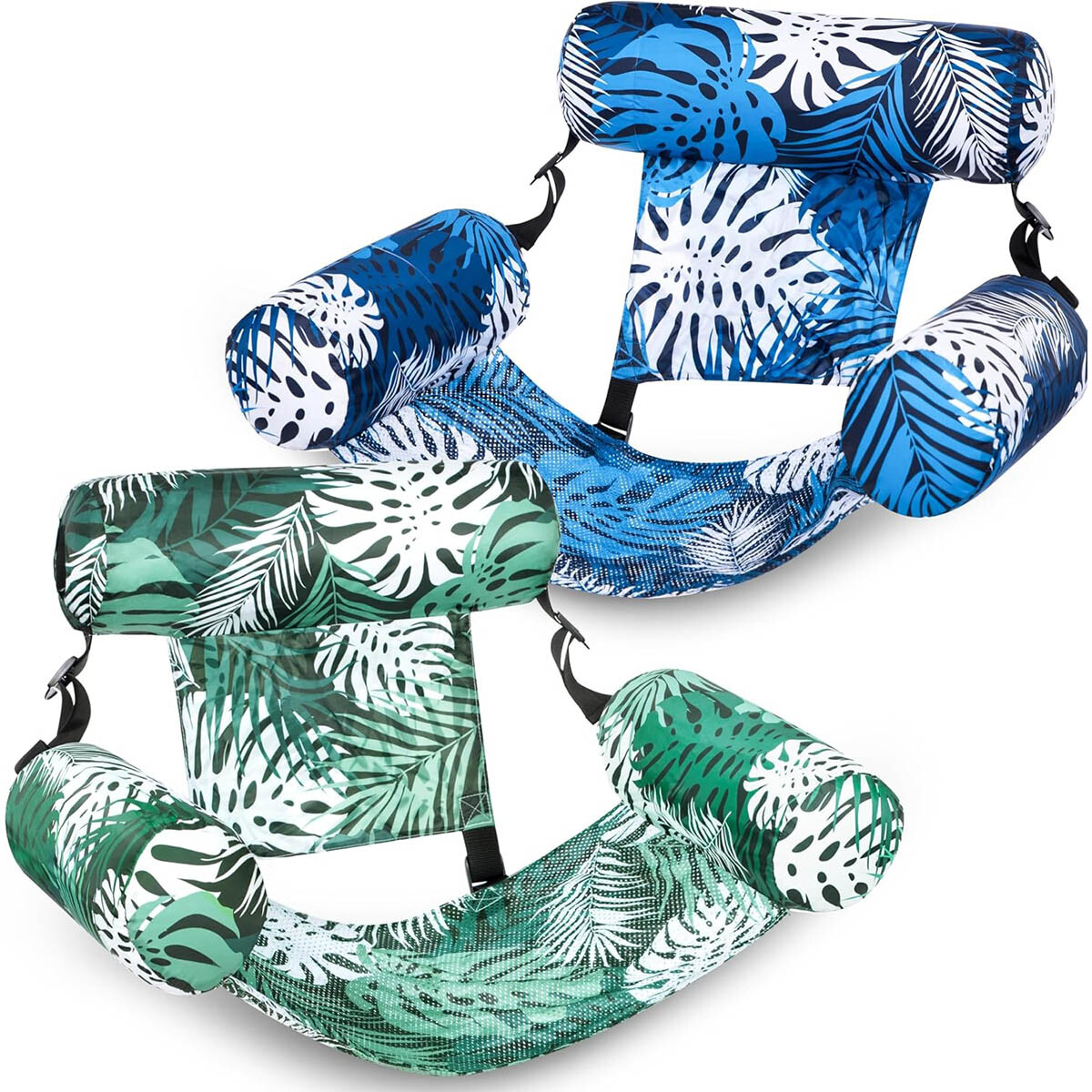 Set X2 Silla Inflable Piscina Colchoneta Flotador 