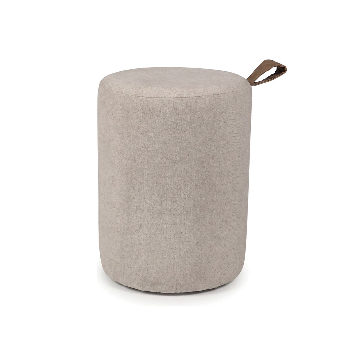 Puff Zuri - Tela Microfibra - T72 (Beige) 