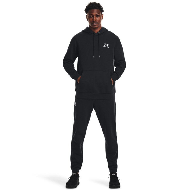 UA Icon Fleece Hoodie-BLU BLK-001