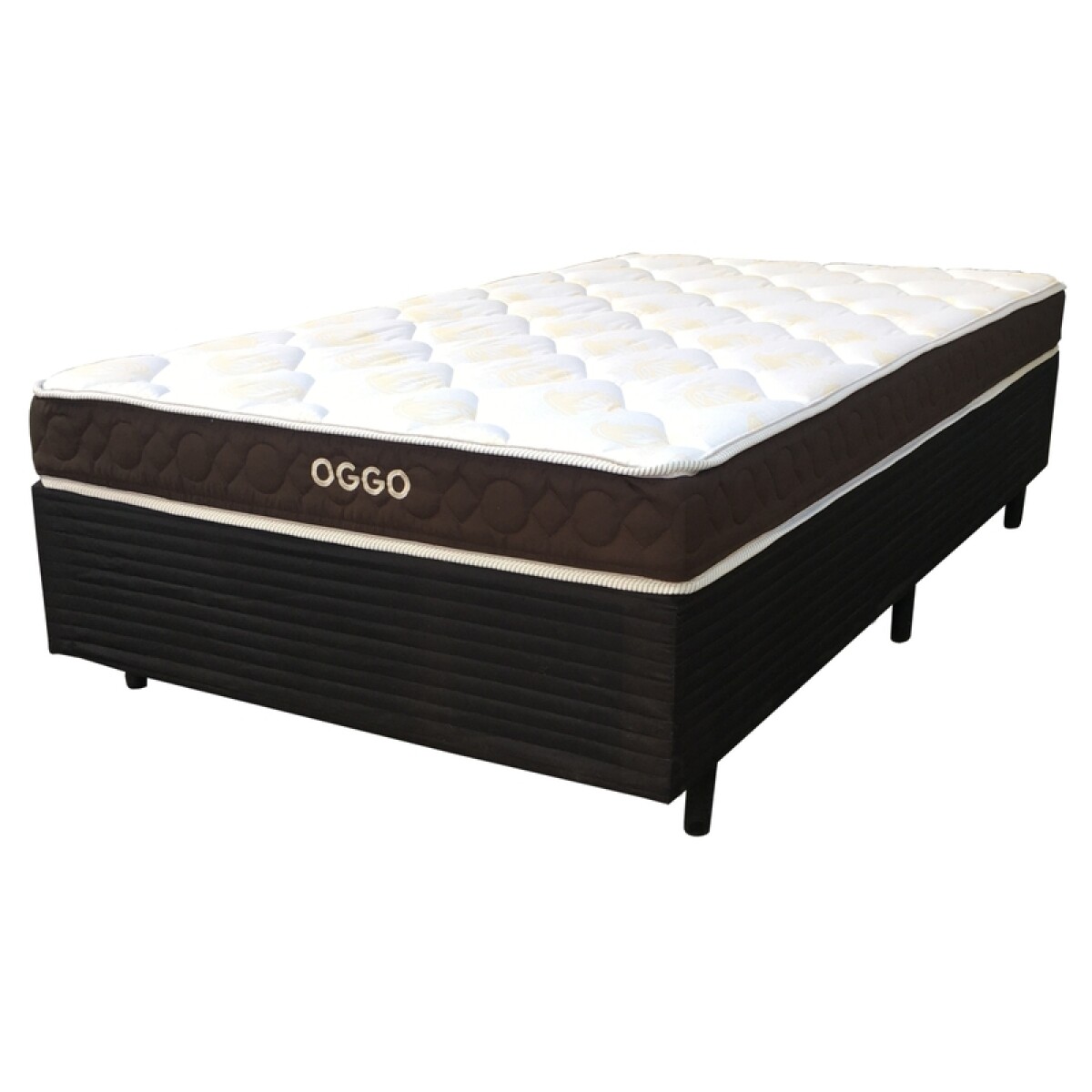 Sommier ROMA - 1 PLAZA Y MEDIA - Espuma con base EPS - 78 x 188 x 16 cm - 80Kg 