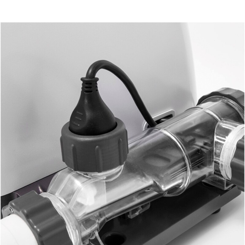 INTEX SISTEMA CLORACIÓN SALINA 11 G/H + CLORO & OZONO 150ML/H QZ1100 56800 LTS Intex Sistema Cloración Salina 11 G/h + Cloro & Ozono 150ml/h Qz1100 56800 Lts