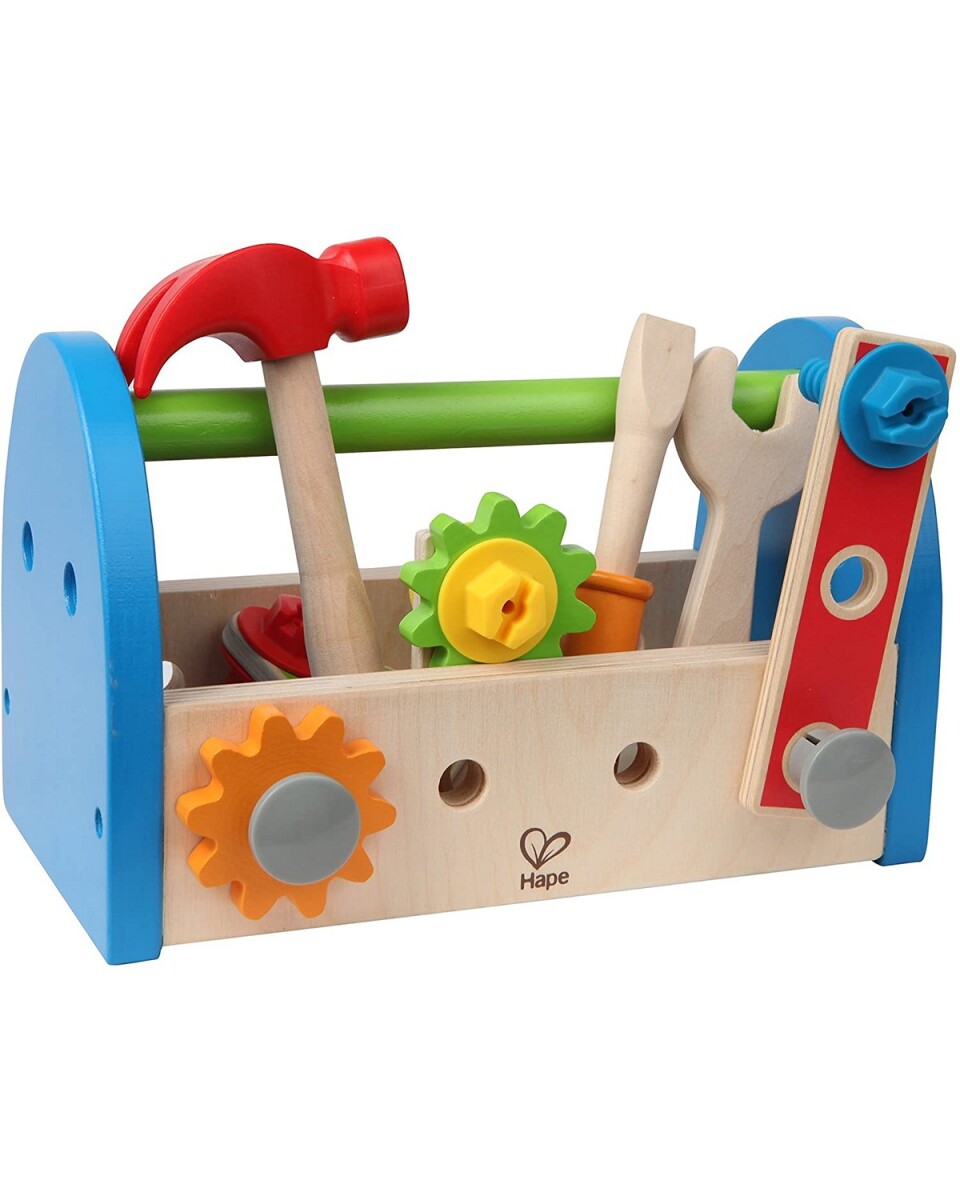 Caja de herramientas de juguete en madera Hape 
