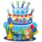 Colgante Decorativo Torta Celeste
