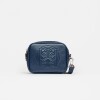 Bandolera Eterial en cuero graneado Marine Blue