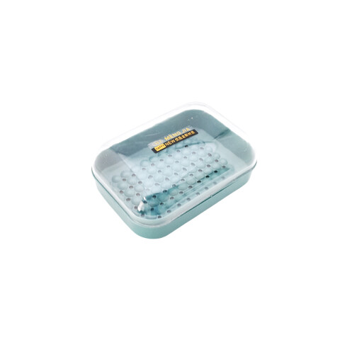 Jabonera transparente con tapa 4 colores Jabonera Transparente Con Tapa 4 Colores