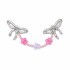 Jibbitz Silver Meta Flower Chain Multicolor