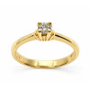 Anillo Solitario Elise de Oro Amarillo 18k. con Brillante Anillo Solitario Elise de Oro Amarillo 18k. con Brillante