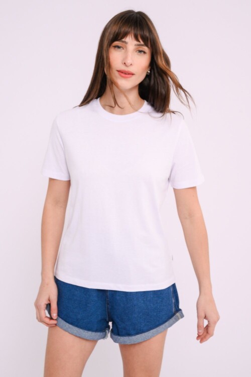 Remera básica Blanco