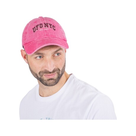 Gorro con visera UFO Wilkie bordado unisex Rosado
