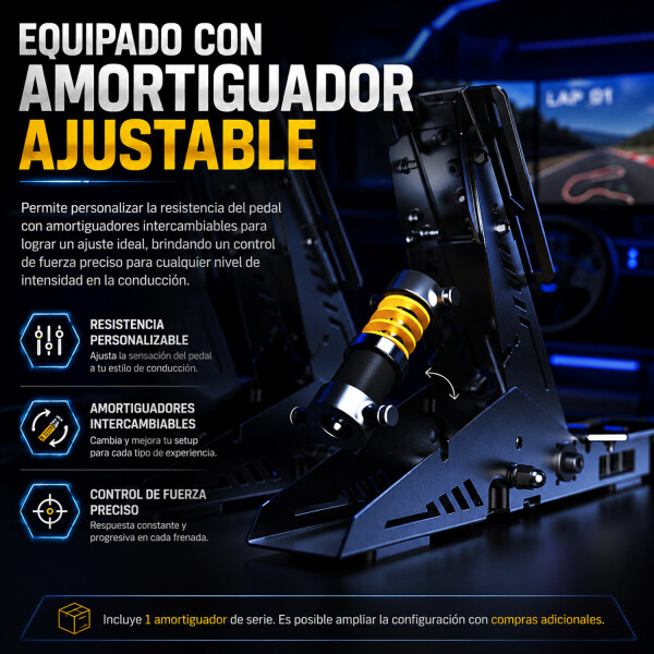 Pedalera Pxn Pedales Acelerador Freno PEDALES PXN EMBRAGUE Y FRENO HM B&T