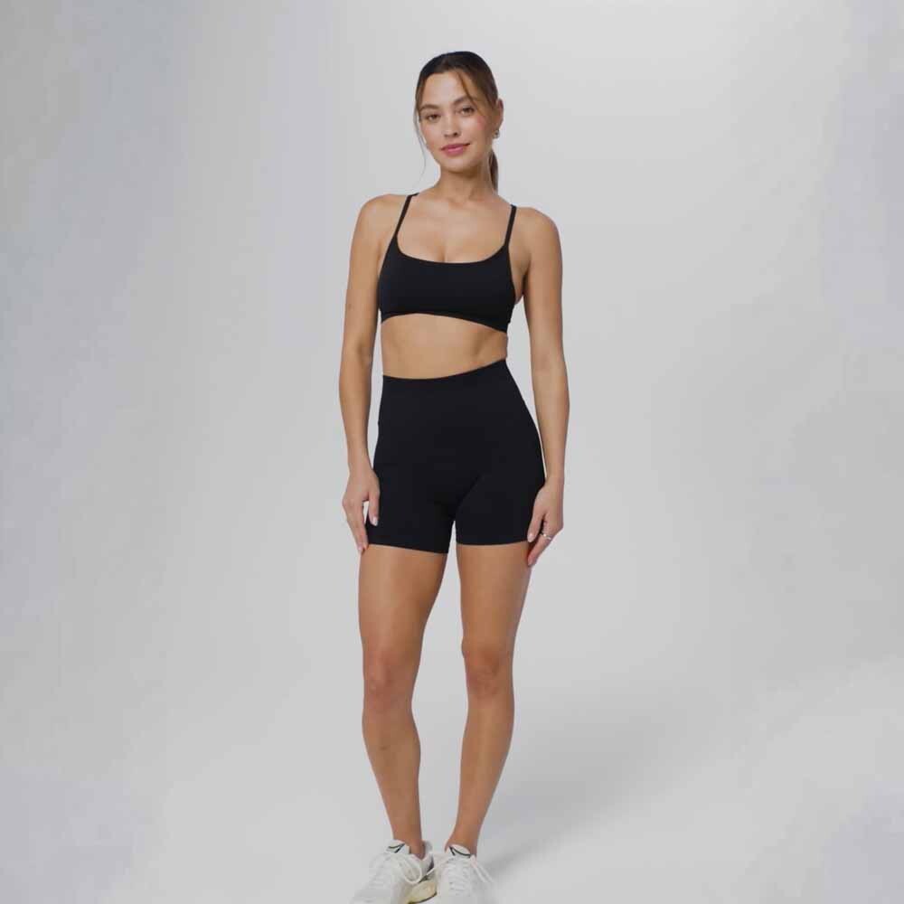 Shorts Seamless Scrunch Short 4" Mujer Sapphire Sky/admiral Blue