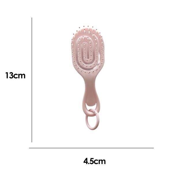 Cepillo de pelo mini rosa